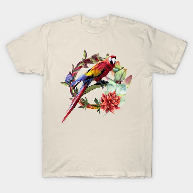 Macaw from Colombia T-Shirt by naj